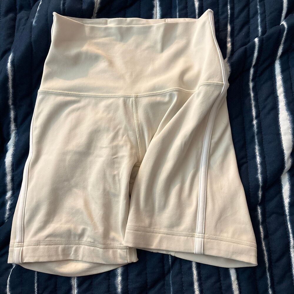 Lululemon Women's Cream and White Shorts